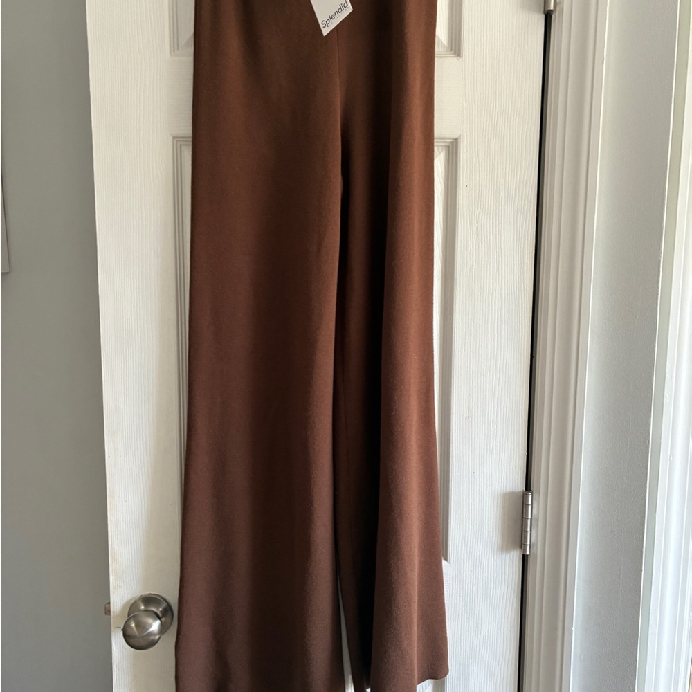 Splendid Chocolate Brown Trousers Small (pull on)